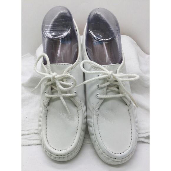 SAS Siesta White Lace Up Loafer Womens 10.5N Comfort Shoes NIB - Picture 3 of 12